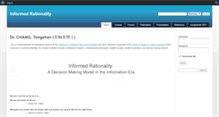 Desktop Screenshot of informedrationality.com